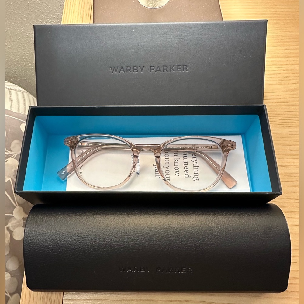 Warby Parker Durand Pink Glasses